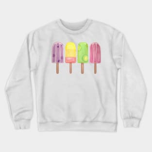 Colorful Fun Popsicles Crewneck Sweatshirt